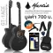 Mantic GT-1ACE กีตาร์โปร่งไฟฟ้า 40 นิ้ว ทรง OM ไม้แองเกิลแมนสปรูซ มีเครื่องตั้งสายในตัว + แถมฟรีกระเป๋า & คาโป้ & ปิ๊ก &