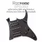 RASVONE SPG303 Piccard Electric Guitar Strat HSH Circuit Circuit with Strat Pickguard with WIRING / PICKUP PATTERN HSH