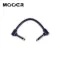Mooer® AC-4 Patch Cable สายพ่วงเอฟเฟค แบบหัวงอ 2 ข้าง ยาว 4 นิ้ว นำสัญญาณได้ดี วัสดุแข็งแรงทนทาน