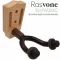 Rasvone GHW20 Wooden Guitar Hanger ที่แขวนกีตาร์ ขาแขวนกีตาร์ ฐานไม้ ทรงหัวกีตาร์ อย่างดี มีซิลิโคนหุ้ม + แถมฟรีน็อตยึด