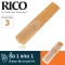 Rico™ ลิ้นแซกโซโฟน เทเนอร์ เบอร์ 3 ลิ้นเทเนอร์แซก เบอร์ 3, Bb Tenor Sax Reed ** ซื้อ 1 แถม 1 **