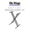 On Stage® KS7191 DOUBLE -X Keyboard Stand, a keyboard, x, a double -height legs, 27-39 inches, can support up to 40 kg, can be folded.