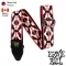 ERNIE BALL® P05322 Ristra Red Jacquard Strap, 3in1 guitar strap, art pattern for airy guitar/electric guitar, bass guitar