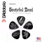 D'Addario® 1CBK4-10GD1 Guitar Pick ปิ๊กกีตาร์ ศิลปิน Grateful Dead ทรงหยดน้ำ ความหนา Medium 0.70 มม. 1 แพ็ค มี 10 ตัว