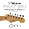 D'Addario® PWAT-6R1 ลูกบิดกีตาร์ไฟฟ้า มีกลไกตัดสายส่วนเกิน สีเงิน อย่างดี + แถมฟรีน็อตและวงแหวนรอง  Auto-trim Locking