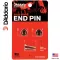 D'Addario® PWEP202 Solid Brass Guitar End Pin, 2nd guitar strap locks