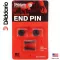 D'Addario® Pwep102 Solid Brass Guitar End Pin, 2 guitar straps / sash pins, made of brass ** M