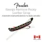 Fender® George Harrison Rocky Leather Strap สายสะพายกีตาร์ แบบหนังแท้ รุ่นศิลปิน จอร์จ แฮริสัน มือกีตาร์วง The Beatles  กว้าง 2" ปรับยาวได้ 34"-59"