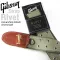Gibson® RIVET GREEN CANVAS STRAP Electric guitar sash / Guitar strap / Strap guitar strap, cotton braided cotton, genuine leather end