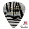 Fender® 351 Shape Zebra Pick Pickle Celluloid Medium thick, zebra pattern 0.7 mm - Medium ** Made in USA **