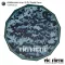 VIC FIRTH® VXPDC12 PRACTICE PAD 12 -inch drum rehearsal, Digital Camo silicone pattern, has a smooth, easy to carry base.