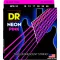 DR Strings สายกีตาร์ไฟฟ้า แบบเรืองแสง เบอร์ 10 สายเคลือบ สีชมพูนีออน รุ่น NPE-10 Medium, 10-46 ** Made in USA **