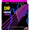 DR Strings สายกีตาร์ไฟฟ้า แบบเรืองแสง เบอร์ 9 สายเคลือบ สีชมพูนีออน รุ่น NPE-9 Light, 9-42 ** Made in USA **