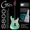 GTRS® S800 Electric guitar 22 Frete Genius connecting the app to change the guitar sound + free GTRS GWF4 Wireless Footswitch & Bag & Jack **