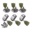 Ready to deliver fast delivery, vintage knob, silver, can be used with airy guitar and electric Vintage Machine Heads, knob, knob