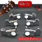 6 pieces/send every day, silver, knob, airy, 3+3 chrome, tons, knob, guitar, acoustic guitar