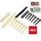Delivered every day, yong on the top, bottom barn bridge, 6 acoustic guitar pins, ABS plastic, acoustic guitar, Bridge Saddle Nut for Acoustic Guitar.