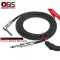 6-meter black jack cable, KIRLIN IPCV-42 6M, Jack Guitar, Jack Guitar Strap