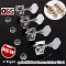 4 pieces/delivery every day, jazz screw, 4 Dreammaker KB-2 cable, chrome color, guitar knob Electric guitar knob
