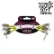 ERNIE Ball®, an effect / jack cable connector, 15 cm long effects, bend / bend head, 1 pack with 3 lines, 6in patch cable / Flat Heads