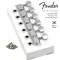 Fender® 70's F Tuners Genuine Parts, guitar knob, electric guitar, Strat / Tele, silver silver, vintage style + free