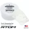 RTOM® แผ่นเจลติดหนังกลอง แผ่นเจลติดฉาบ 1 แพ็ค มี 6 แผ่น Moongel Damper Pads, Pack of 6 ** Made in USA **
