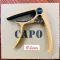 พร้อมส่ง คาโป้capoกีตาร์โปร่ง กีตาร์ไฟฟ้า เบส รุ่นCP-00 แถมฟรี ปิ๊ก2ชิ้น+ที่เก็บปิ๊ก1ชิ้น
