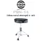 DIXON® Drum Chair, Drum Chair, Square Square System Good pair of chromium metal legs, high adjustable 19 "-26" model PSN-14 Motorcycle Drum Throne.