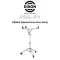 DIXON® Snorch Snorching Scout Snacks, Chromium, PSS-P1 Standard Snare Drum Stand