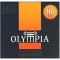 Olympia® HQA-1253RC สายกีตาร์โปร่ง เบอร์ 12 แบบ Phosphor Bronze แบบเคลือบ ซีรี่ย์ HQ ของแท้ 100% Round Core, 0.012 - 0.