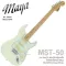 Maya MST-50 กีตาร์ไฟฟ้า ทรง Strat 22 เฟรต ไม้เบสวู้ด/เมเปิ้ล ปิ๊กอัพ SSS สไตล์วินเทจ ** Japan Since 1970 **