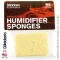 D'Addario® GH-RS Replacement Sponge ฟองน้ำทำความชื้น ฟองน้ำสำรองสำหรับตัวทำความชื้น D'Addario® GH 1 ชุด มี 3 ชิ้น **