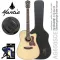 Mantic® AG650SCE 41 -inch electric guitar, DC style, authentic Solita Sita Sita/Mahogany Piyapi Up Fishman® + Free Case & Genner