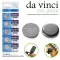 DA VINCI CR2032, 1 cable charcoal charcoal, 3V universal lithium battery, used with guitar strap