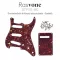 Rasvone STP3S-BC ปิ๊กการ์ดกีตาร์ไฟฟ้า ทรง Start แบบซิงเกิ้ลคอยล์ พร้อมแผ่นหลัง & น็อต - Standard Stratocaster Electric Guitar Pickguard in Single Coil