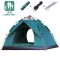 4 camping tents, automatic wind protection, POP UP, UV protection, backpack for hiking, outdoor camping, waterproof, beach tent with Bagz