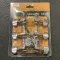 Ready to ship fast, steel knob, silver, silver, can be used with acoustic guitar, electric guitar, cable locking, two -ton metal metal knob McQueen