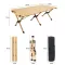 โต๊ะไม้แคมป์ปิ้งแบบพกพา ขนาด 120x60x40 cm. ปรับได้ 2 ระดับความสูง