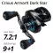 KastKing Crixus ArmorX Crixus SUPER LIGHT BaitcastingตกปลาReelประมงเบรค 8KGลากหล่อตกปลาม้วน