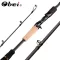 OBEI ELF 1.68 2.1 2.4 Casting fishing rod, Vara de Pesca Street, two tips 5-50g M/MH Fast Fishing Rod