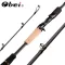 Obei ELF 1.68 2.1 2.4 Castingก้านตกปลาVara De Pesca Streetเรือล่อสองเคล็ดลับ5-50G M/MH Fast Fishing Rod