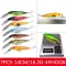 Jerkbait Minnow Hard เหยื่อปลอม Crankbait Fishing Lure ชุด Wobblers สำหรับ Pike Trolling Tackle เหยื่อประดิษฐ์ชุด Swimbait Sea