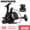 KastKing Sharky BaitFeeder III 12kg Drag Carp Carp Reel with Extra Spool, front and back, Reel fresh water drag.