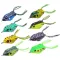 8PCS ผสมสีกบอ่อนล่อชุดน้ำ Wobblers ยางประดิษฐ์เหยื่อ Pike งูหัวเกียร์ kit Fishing Tackle