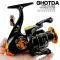 โลหะ Spinning Fishing Reel 1000-7000ชุดล้อตกปลา12 + 1BB 5.21ตกปลา Pesca Carrete ปลาคาร์พ Reel Feeder