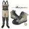 Jeerkool Fishing Waders Waders Wading Shoes Wading Shoes & Fishing Pants Aqua Sports Waders Felt Sole Hunt Sport