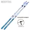 Ghotda Telescopic fishing rod 3.6/4.5/5.4/6.3M Carbon Travel Ultralight Spinning Rod