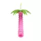 Coconut plastic plastic water bottle with Coconut Palm Cup with Straw