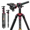 TM2534T, a lightweight strap camera stand for Canon Nikon, a professional DSLR camera, 72 -inch aluminum photography