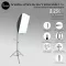 Softbox 45W X 5 lights with 2.1 m light stand
